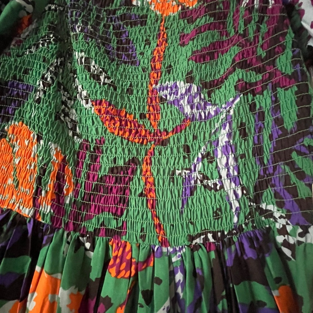 Truly 4 you lightweight multicolor dress made in India size XL - Picture 7 of 7